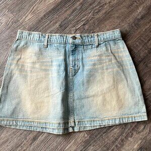 Blue Cult Size 30 Size 25Woman's Faded Denim Sexy Skirt